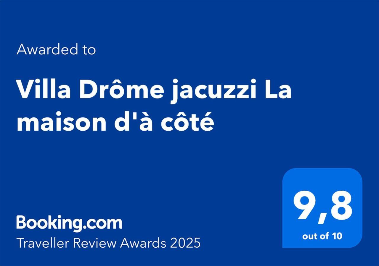 Chatuzange-le-Goubet Villa Drome Jacuzzi La Maison D'A Cote מראה חיצוני תמונה